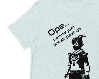 Zelda Link Stealth Mode T-Shirt – 'Ope, Lemme Sneak Past Ya' Meme