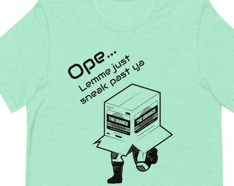 Metal Gear Solid T-Shirt: Solid Snake Cardboard Box Meme