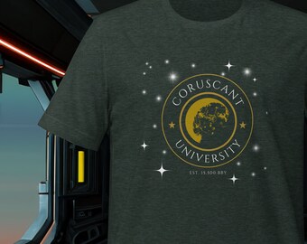 Coruscant University Star Wars T-Shirt | Collegiate Style