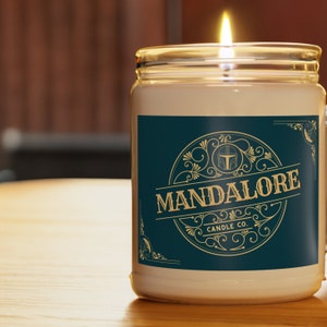 Star Wars-kaars | Mandalore Candle Co. | Grappig Stars Wars Mandalorian-cadeau