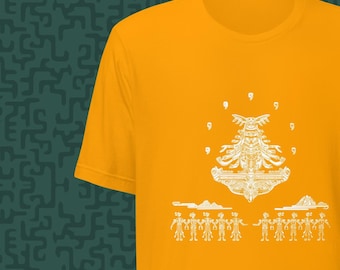 Koszulka Zelda TOTK Sonia, koszulka Zonai Queen Wall Carving