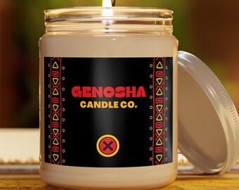X-Men '97 Genosha Candle | Citrus Soy Wax, Geek Gift