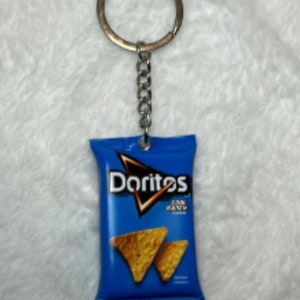 Snack Keychain, Chip Keychain, Novelty Keychain, Fun Keychain