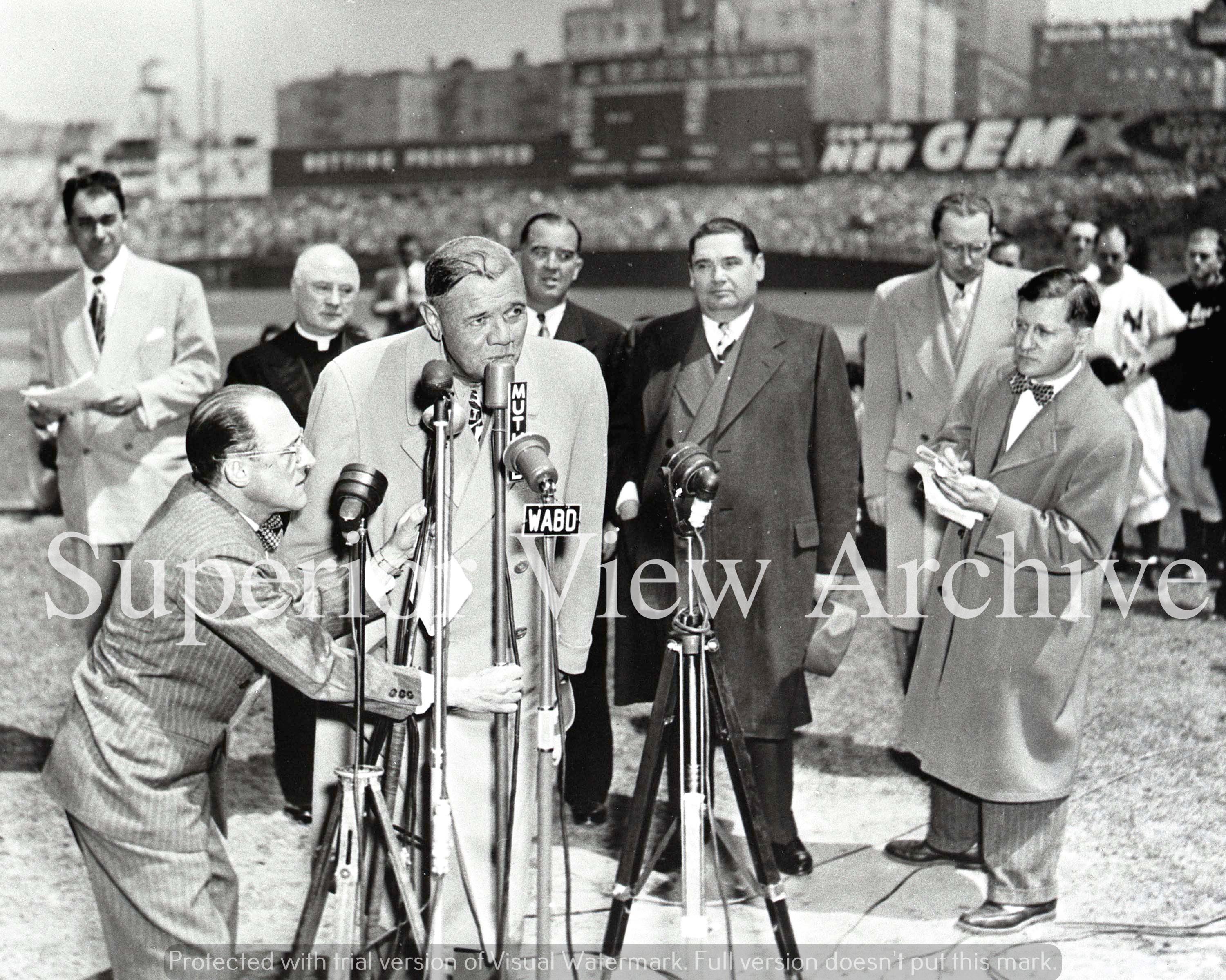 Babe Ruth's Farewell - Etsy