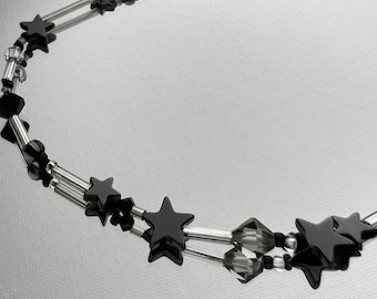 Star Beaded Necklace | Layering Beaded Necklace | Dainty Beaded Chocker