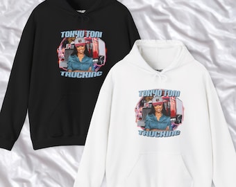 Sudadera con capucha gráfica de Tokyo Toni Trucking: sudadera con meme