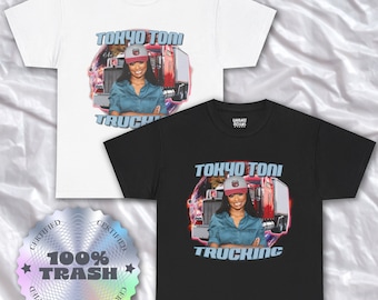 Camiseta gráfica de Tokyo Toni Trucking - Camiseta meme