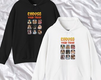 Elige tu sudadera con capucha de Trish / Sudadera con capucha Trisha Paytas x Mortal Kombat Meme