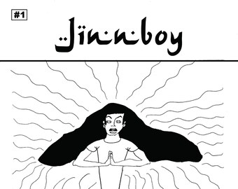 May include: Black and white illustration of a person with long hair, wearing a shirt and pants, sitting in a lotus position with their hands in prayer position. The person is surrounded by wavy lines, and the text "...Jimnboy" is at the top of the image. The text "ACE JIMMY" is at the bottom of the image.
