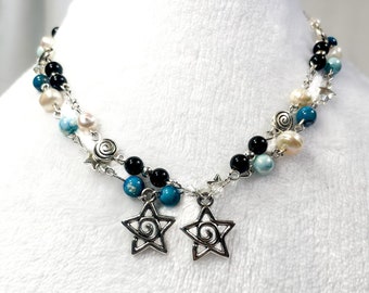 Handmade! Satosugu inspired necklaces. BOTH Gojo AND Geto necklaces!!