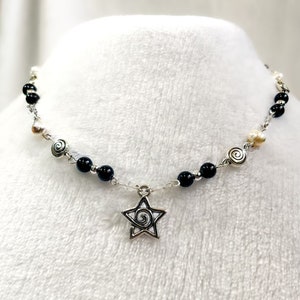 Handmade!! Geto inspired jujustu kaisen necklace Satosugu