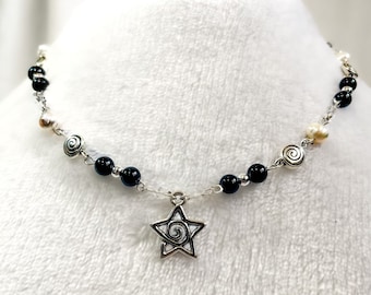 Handmade!! Geto inspired jujustu kaisen necklace Satosugu