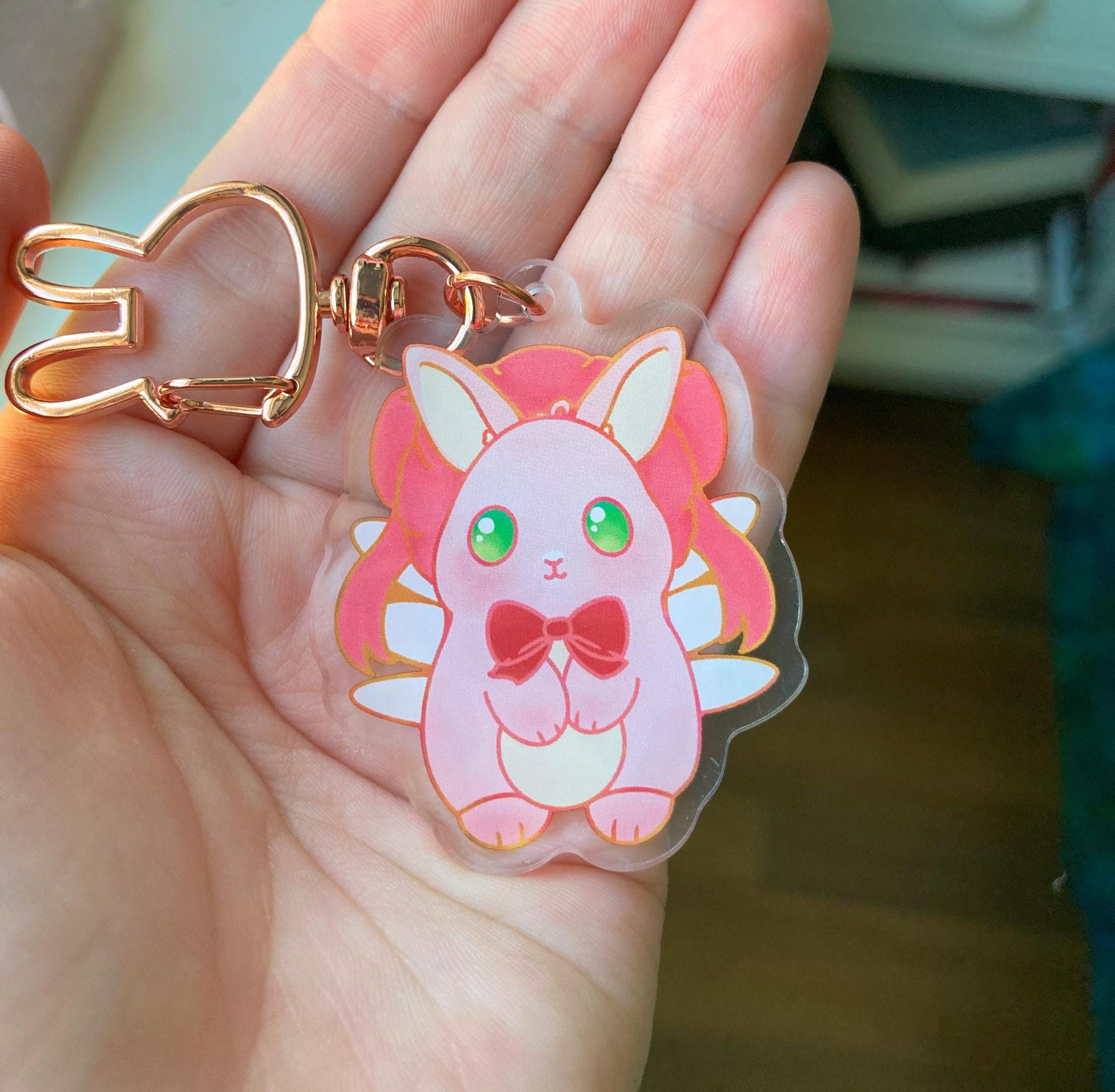 Sakura Kinomoto Bunny cardcaptor Sakura Rabbit Keychain for Rabbit ...