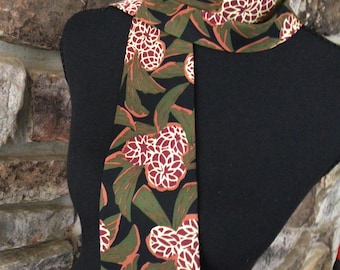 Robert Talbott Studio Vintage Silk Tie, Abstract Tropical Floral Design