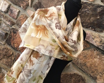 Vintage Cejon Accessories Scarf, Made in Korea, Polyester