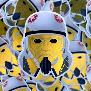 Adesivo metallico del Capitano Enoch: Star Wars Ahsoka Night Trooper