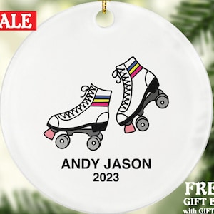 Personalized Roller Skate Keepsake, Roller Skating Decor for Roller Derby, Figure Skating, Rink Lovers, Sports Enthusiasts, and Skaters