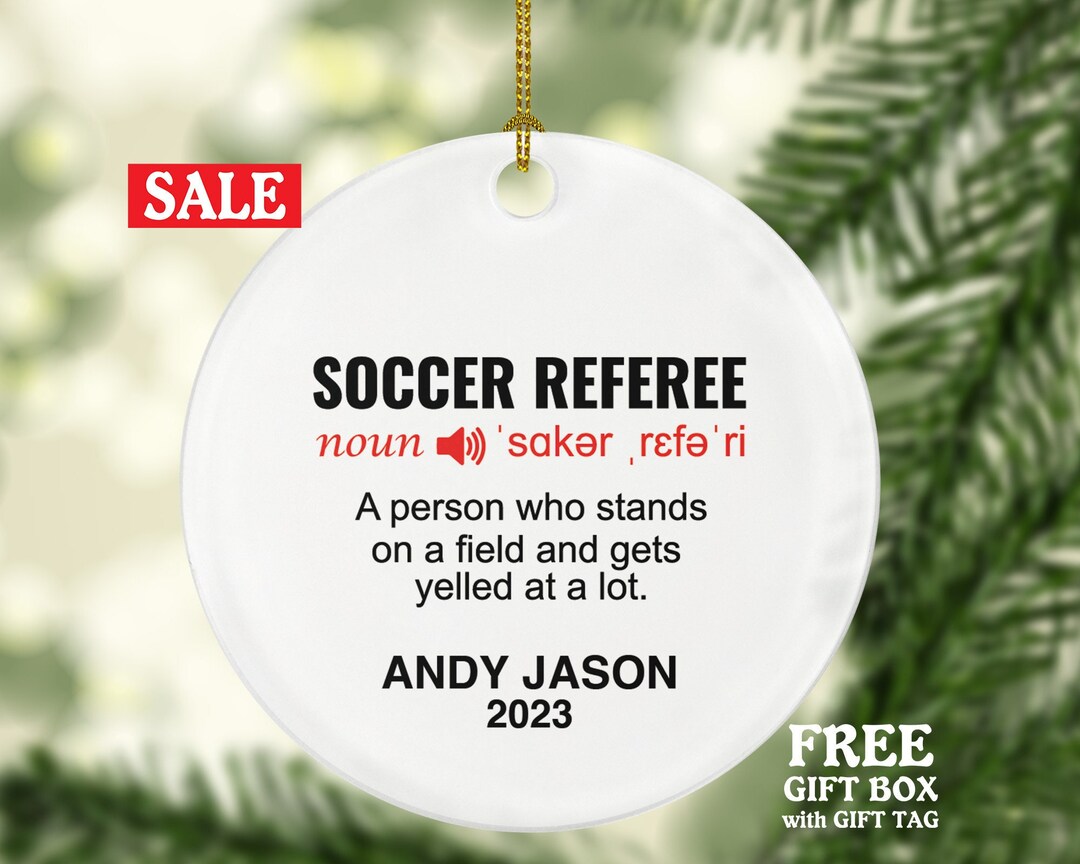 Referee Christmas Ornament 