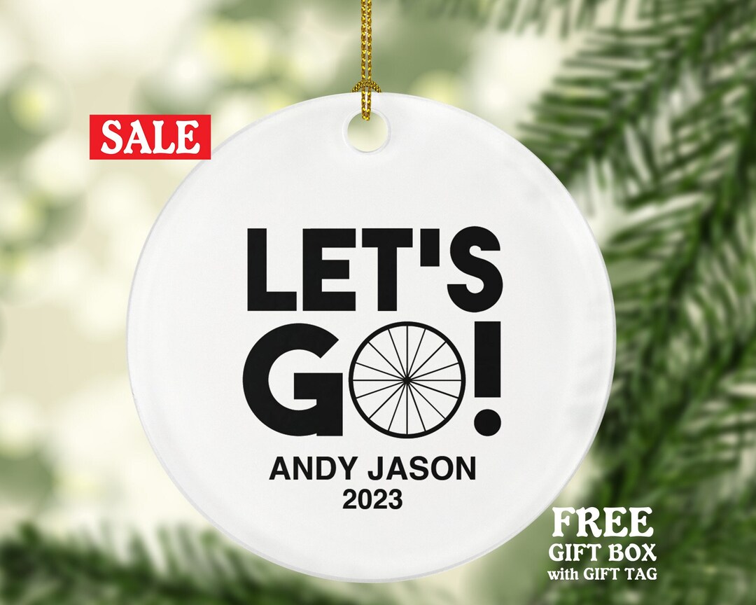 Bicycle Riding Christmas Ornament Personalized Cyclist Cycle Etsy