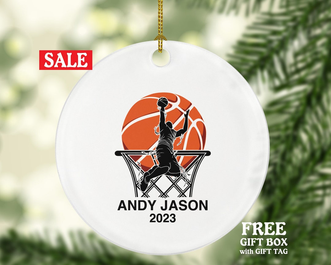 Basketball Player Christmas Ornament Personalized Gamer Loss Sports