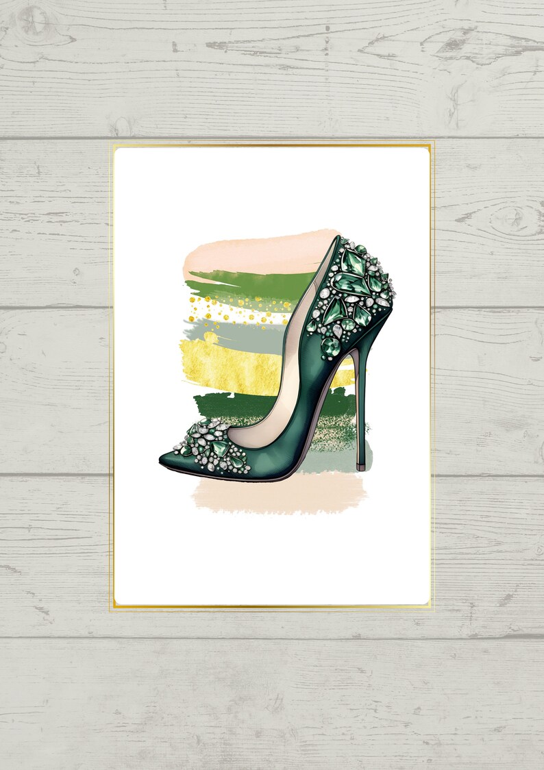 High Heels Wall Art Closet Print DIGITAL Artwork High Heel Print Shoes