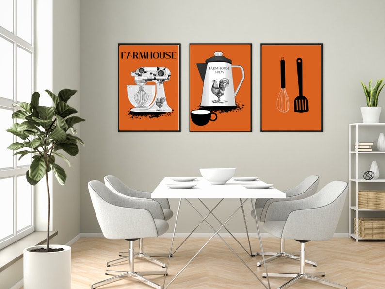 Kitchen Wall Art. Kitchen Decor. Farmhouse Decor. Farmhouse Art Prints