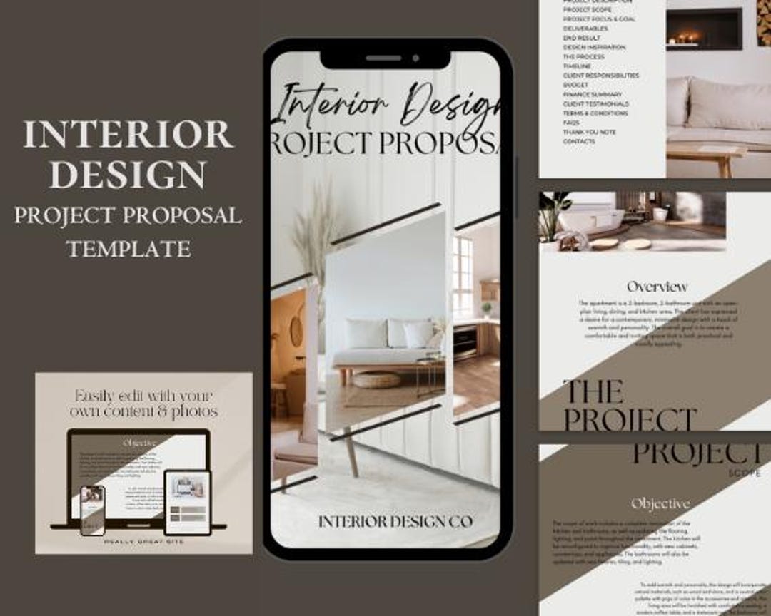 Interior E-design Proposal Template interior E-design Proposal ...