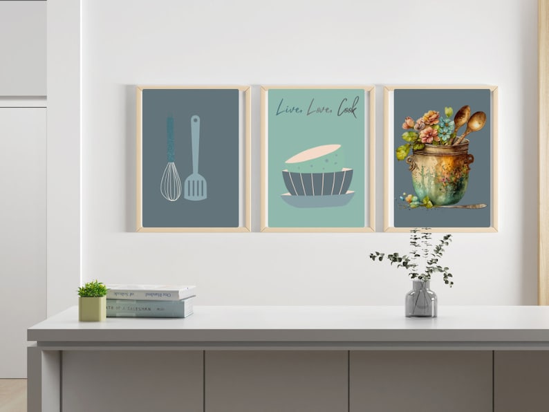 Kitchen Wall Hangings. Kitchen Décor. Farmhouse Décor. Farmhouse Art