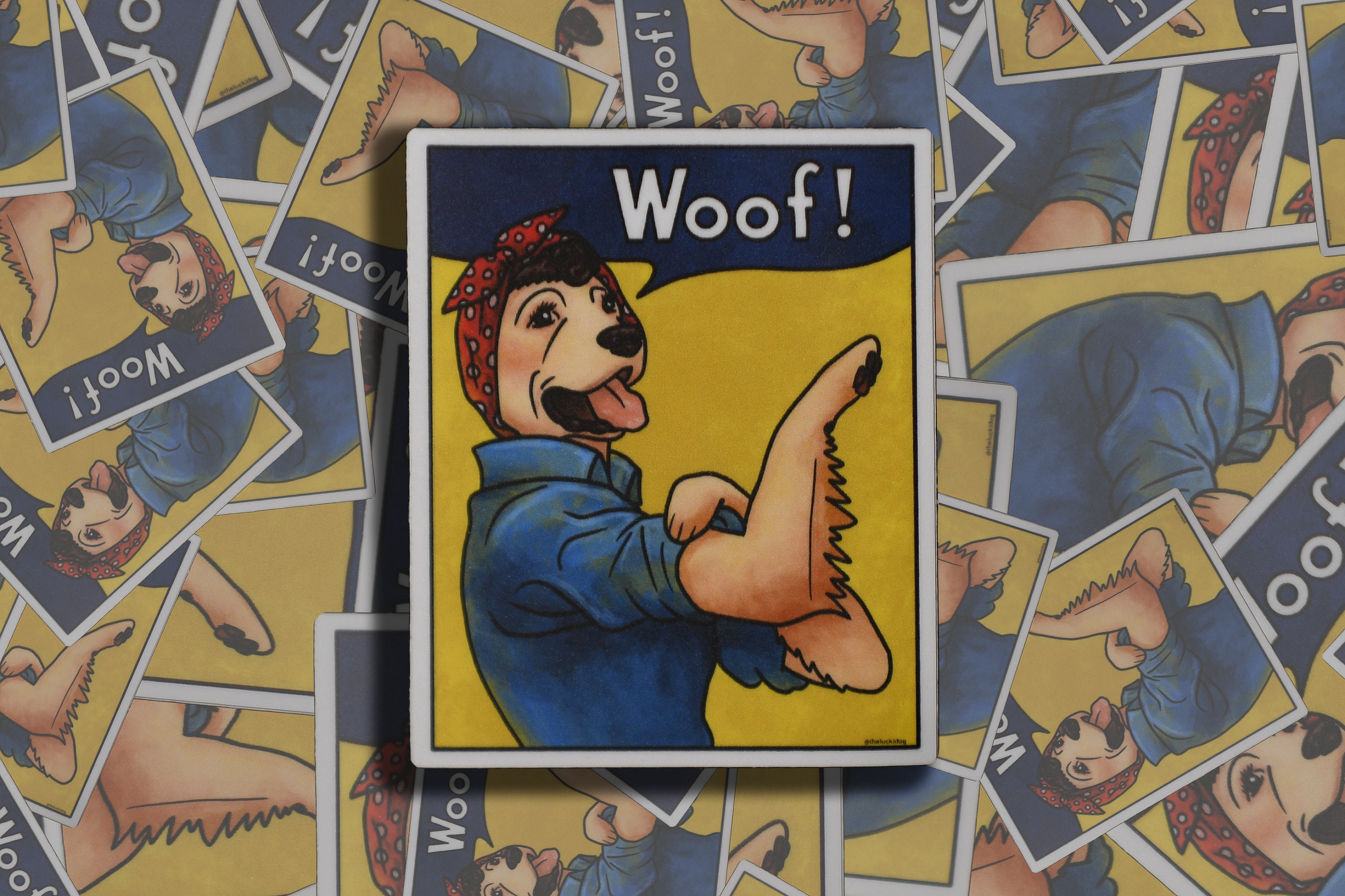 Rosie the Retriever Poster Vinyl Matte Stickers - Etsy