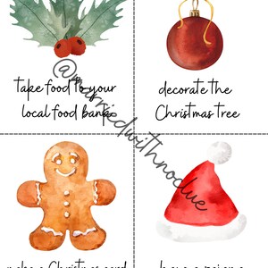 Adventsactiviteitenkaarten