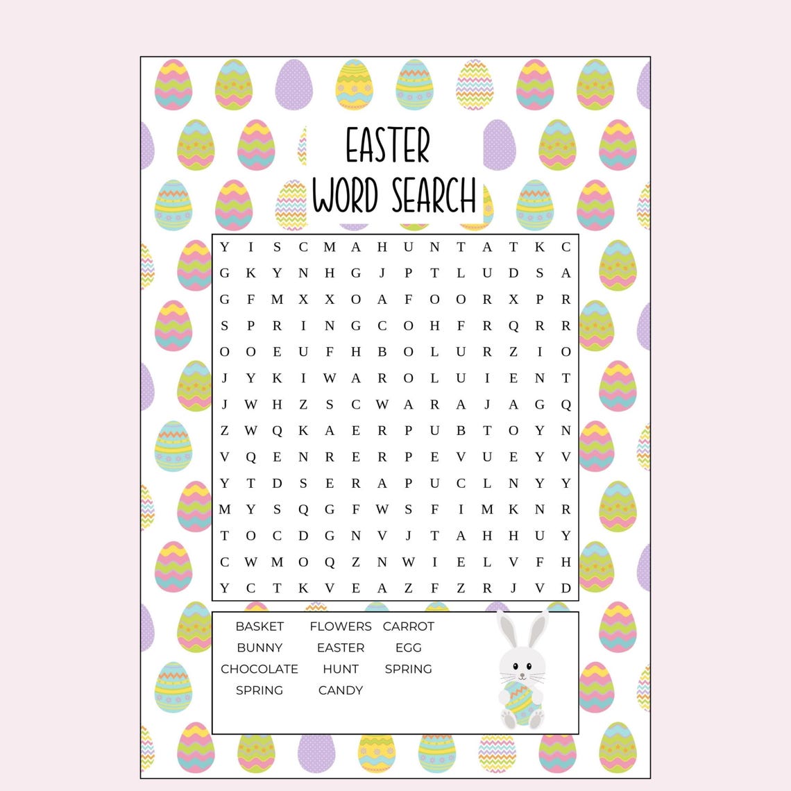 Easter Word Search for Kids | Fun Printable Easter Activity | Easter ...