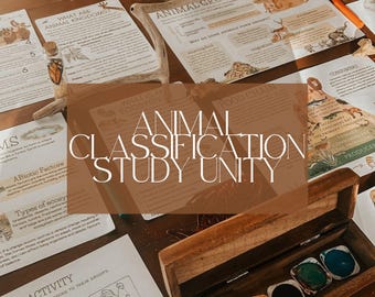 Unidade de estudo sobre classificação animal: pacote de atividades científicas para ensino domiciliar