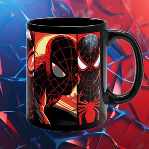 Marvel Amazing Spider-Man Face 20 oz. Red Ceramic Coffee Mug