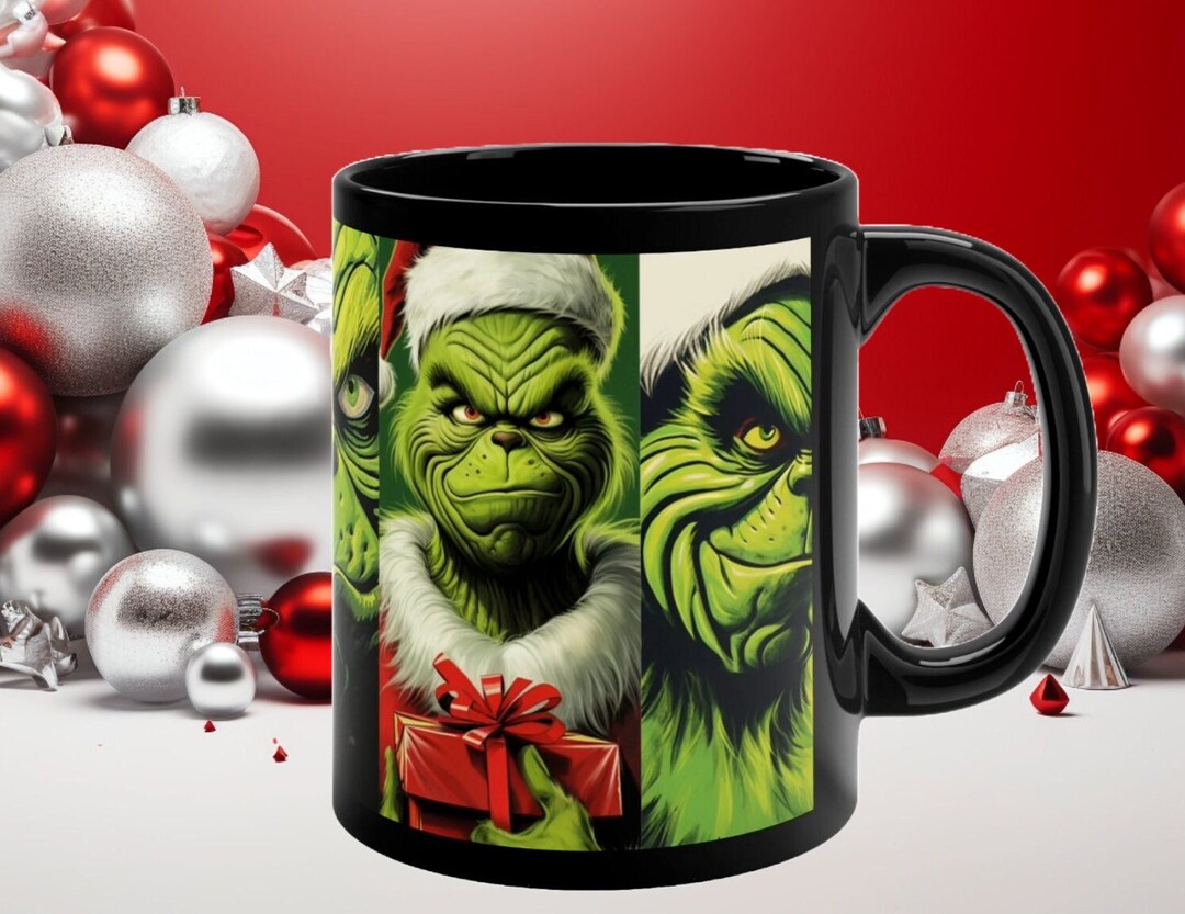 The Grinch, 11oz Coffee Mug, Christmas Mugs, Holiday Mugs, Christmas