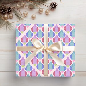 Christmas Wrapping Paper, Christmas Ornaments Gift Wrap, Unique, Elegant Gift Sheets {Christmas}