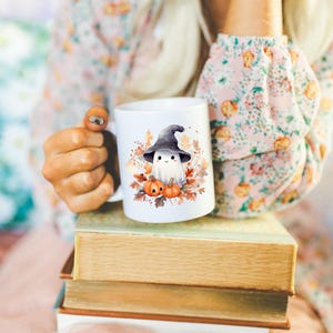 Cute Ghost Halloween Mug, Halloween Coffee Mug, Halloween Funny Coffee Cup, Halloween Mug Gifts For Women, Spooky Season Coffee Mug Cup