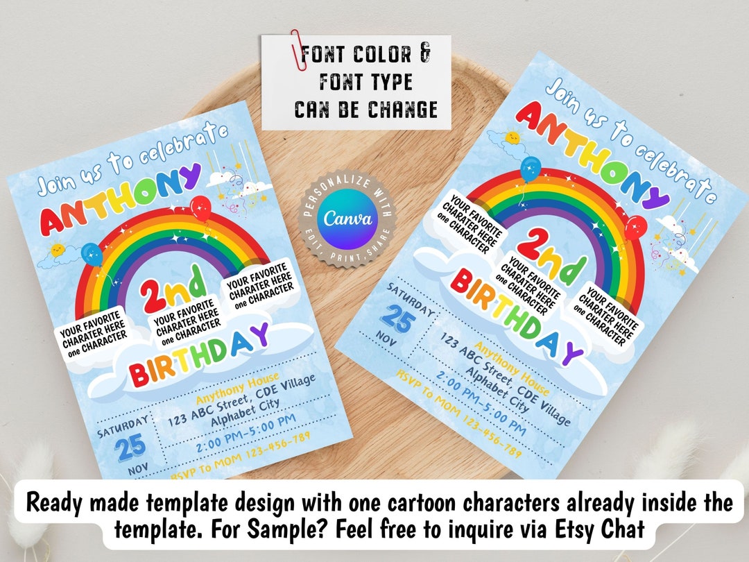 Birthday Boy Invitation Editable Template, Printable Birthday Boy ...