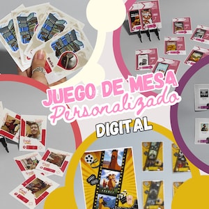 Juego de mesa PERSONALIZADO (digital) // Cartas personalizadas // Regalo único y original para esa persona especial