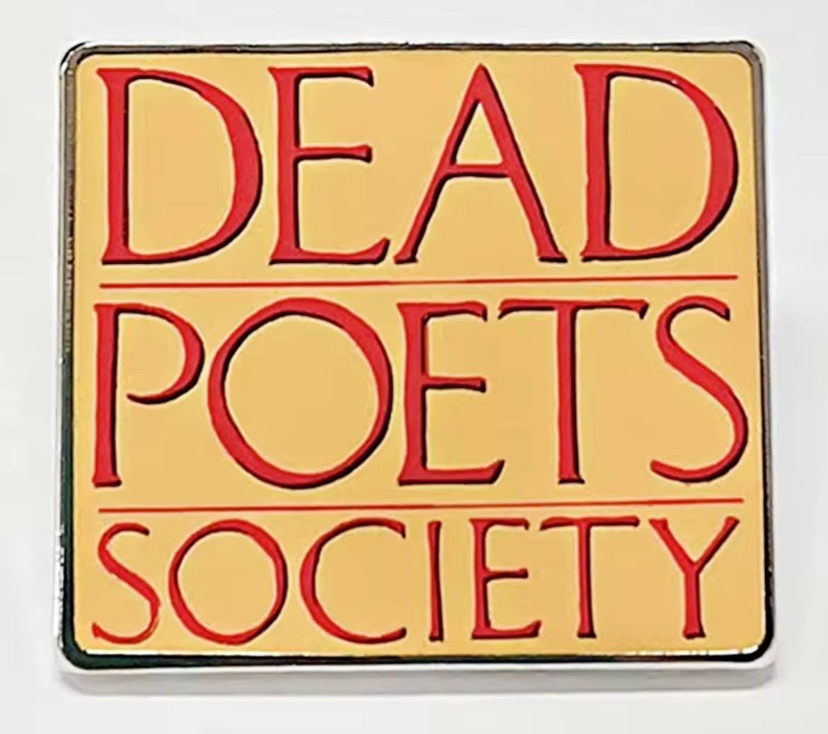 Dead Poets Society Enamel Pin – Classic Movie Pin – Carpe Diem Quote Pin – Vintage Film Accessory – Inspirational Gift