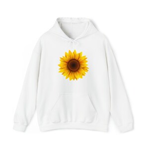SUNFLOWER HOODIE, PRINTIFY Hoodie, Beach Hoodie, Trendy L.Y.L.B Minimalist Aesthetic Stylish Comfort Colors Cool Hoodie Unique Gift For Her