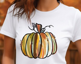Watercolor Pumpkin Shirt, Fall Pumpkin Shirt, Teacher Fall Shirt, Autumn Shirt, Fall Pumpkin T-Shirt, Cute Fall Shirt, Thanksgiving Tshirt,