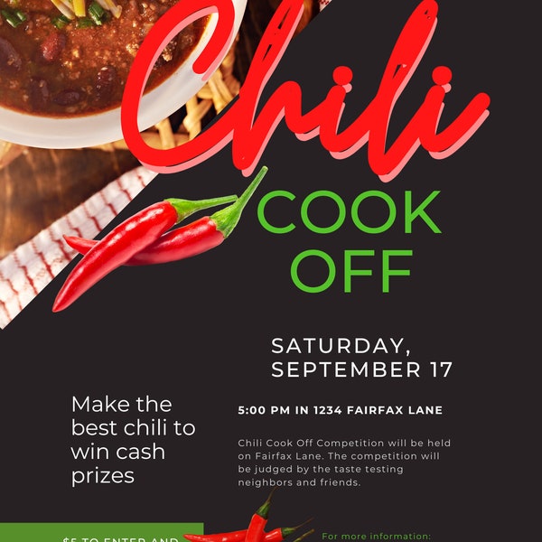 Chili Cook off Svg - Etsy