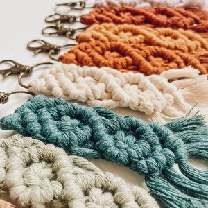 Boho Macramé Travel Keychain
