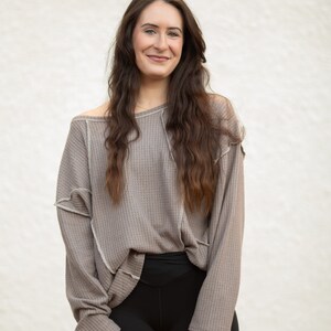 Roam & Relax Waffle Sweater