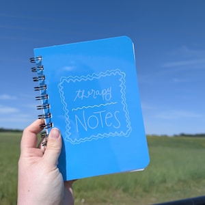 Therapy Notes Spiral Bound Journal