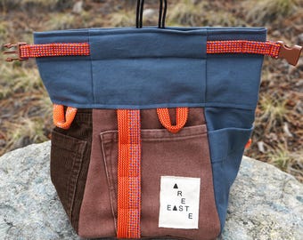 Chalk Bucket, 'Classic Beta', Reißverschlußfach & Magnetverschluss, Upcycled