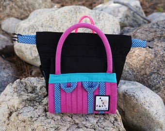 NEW! Alder Beta Chalk Bucket, Upcycled Climbing Rope, Magnetic Closure, Handmade