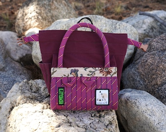 NEW! ReMelly'd Alder Beta Chalk Bucket, Upcycled Climbing Rope, Magnetic Closure, Handmade