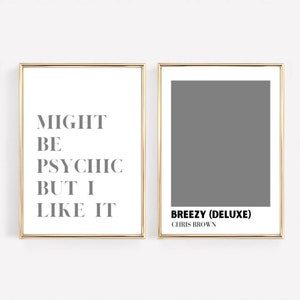 Chris Brown Wall Art Duo