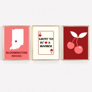 Indiana Wall Art Trio